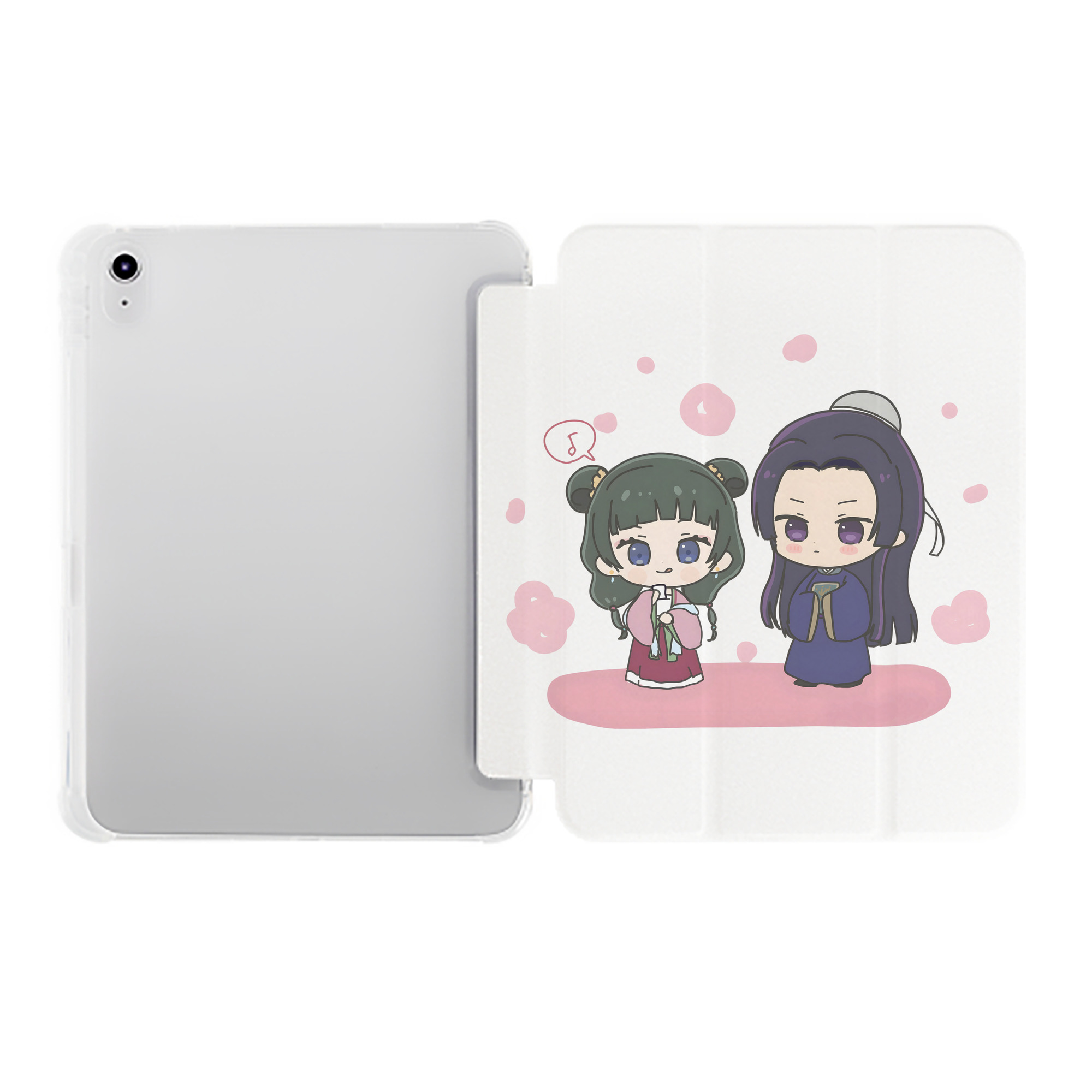 （画像用） 薬屋のひとりごと The Apothecary Diaries IPad ケース ペン収納付き 三つ折りスタンド PUレザー×シリコン 対応機種9.5/10.5/10.9インチ